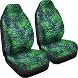 Watercolor Tropical Leaves Pattern Print Universal Fit Car Seat Covers 102422