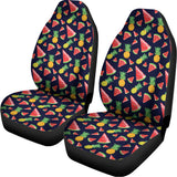 Watercolor Tropical Pattern Print Universal Fit Car Seat Covers 102422