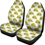 Watercolor Turtle Pattern Print Universal Fit Car Seat Covers 102422