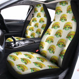 Watercolor Turtle Pattern Print Universal Fit Car Seat Covers 102422