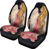 Watercolor Virgo Zodiac Sign Print Universal Fit Car Seat Covers 102422
