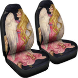 Watercolor Virgo Zodiac Sign Print Universal Fit Car Seat Covers 102422