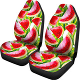 Watercolor Watermelon Pattern Print Universal Fit Car Seat Covers 102422