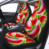 Watercolor Watermelon Pattern Print Universal Fit Car Seat Covers 102422