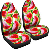 Watercolor Watermelon Pattern Print Universal Fit Car Seat Covers 102422