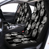 Watercolor Welder Pattern Print Universal Fit Car Seat Covers 102422