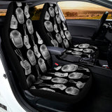 Watercolor Welder Pattern Print Universal Fit Car Seat Covers 102422