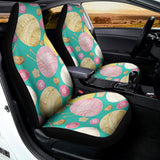 Watercolor Yarn Pattern Print Universal Fit Car Seat Covers 102422