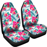 Watermelon Teal Hawaiian Pattern Print Universal Fit Car Seat Covers 102422