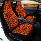 West African Adinkra Symbols Print Universal Fit Car Seat Covers 102422