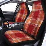 Western Tartan Pattern Print Universal Fit Car Seat Covers 102422