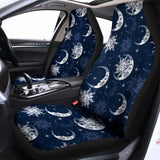 White And Blue Celestial Pattern Print Universal Fit Car Seat Covers 102422