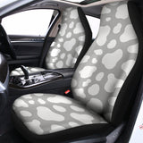 White And Grey Cow Print Universal Fit Car Seat Covers 102422