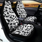 White And Grey Shark Pattern Print Universal Fit Car Seat Covers 102422