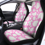 White And Pink Cow Print Universal Fit Car Seat Covers 102422