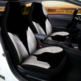 White Angel Wings Print Universal Fit Car Seat Covers 102422
