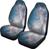 White Cloud Galaxy Space Print Universal Fit Car Seat Covers 102422