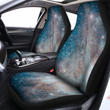 White Cloud Galaxy Space Print Universal Fit Car Seat Covers 102422