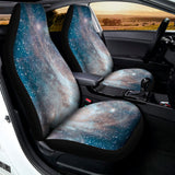 White Cloud Galaxy Space Print Universal Fit Car Seat Covers 102422