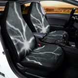 White Lightning Print Universal Fit Car Seat Covers 102422