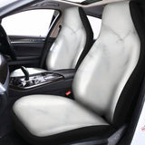 White Marble Print Universal Fit Car Seat Covers 102422