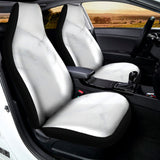 White Marble Print Universal Fit Car Seat Covers 102422