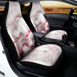 White Ruby Marble Print Universal Fit Car Seat Covers 102422