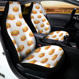 White Sandwiches Pattern Print Universal Fit Car Seat Covers 102422