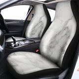 White Smoke Marble Print Universal Fit Car Seat Covers 102422