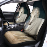 White Stallion Horse Print Universal Fit Car Seat Covers 102422