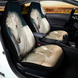 White Stallion Horse Print Universal Fit Car Seat Covers 102422