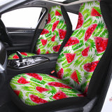 White Summer Watermelon Pattern Print Universal Fit Car Seat Covers 102422