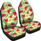White Summer Watermelon Pattern Print Universal Fit Car Seat Covers 102422
