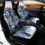 White Tiger Painting Print Universal Fit Car Seat Covers 102422
