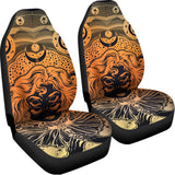 Wiccan Girl And Magical Moon Print Universal Fit Car Seat Covers 102422