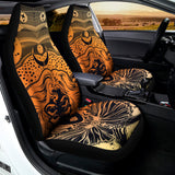 Wiccan Girl And Magical Moon Print Universal Fit Car Seat Covers 102422