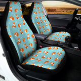 Winter Fox Pattern Print Universal Fit Car Seat Covers 102422