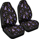 Wizard Hat Pattern Print Universal Fit Car Seat Covers 102422
