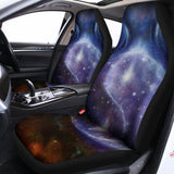 Woman Space Yin Yang Painting Print Universal Fit Car Seat Covers 102422