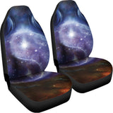 Woman Space Yin Yang Painting Print Universal Fit Car Seat Covers 102422