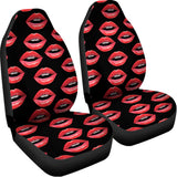 Women's Lips Pattern Print Universal Fit Car Seat Covers 102422