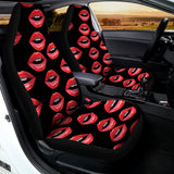 Women's Lips Pattern Print Universal Fit Car Seat Covers 102422