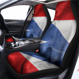 Wrinkled Puerto Rican Flag Print Universal Fit Car Seat Covers 102422