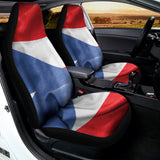 Wrinkled Puerto Rican Flag Print Universal Fit Car Seat Covers 102422