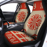 Xmas Deer Knitted Print Universal Fit Car Seat Covers 102422