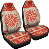 Xmas Deer Knitted Print Universal Fit Car Seat Covers 102422