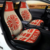 Xmas Deer Knitted Print Universal Fit Car Seat Covers 102422