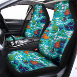 Xmas Dinosaur Pattern Print Universal Fit Car Seat Covers 102422