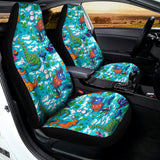 Xmas Dinosaur Pattern Print Universal Fit Car Seat Covers 102422