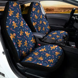 Xmas Gingerbread Man Pattern Print Universal Fit Car Seat Covers 102422